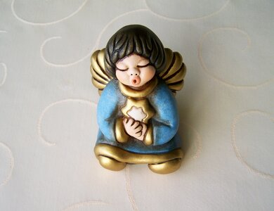 Porcelain figurine christmas holiday