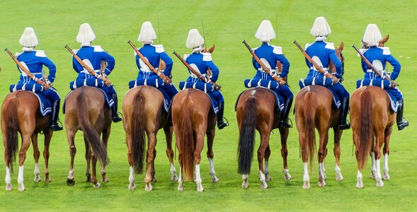 Solemnly beritten uniforms