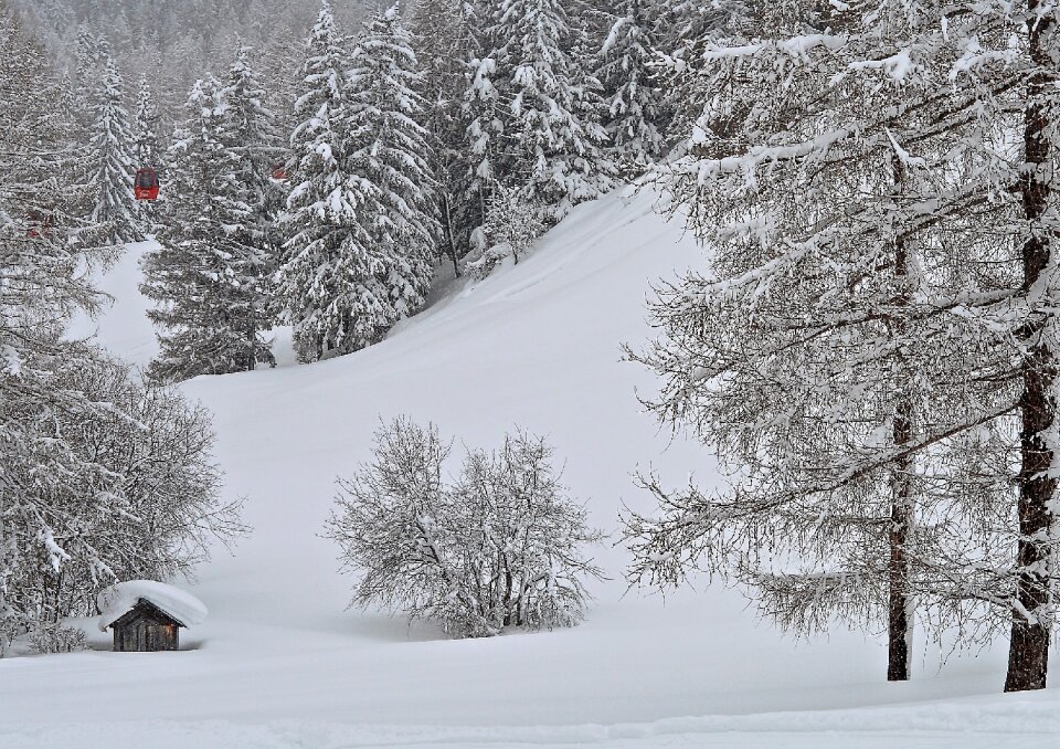 Hiking mountain alps