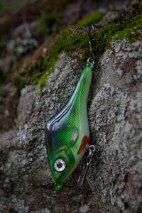 Pike features fishing lures photo