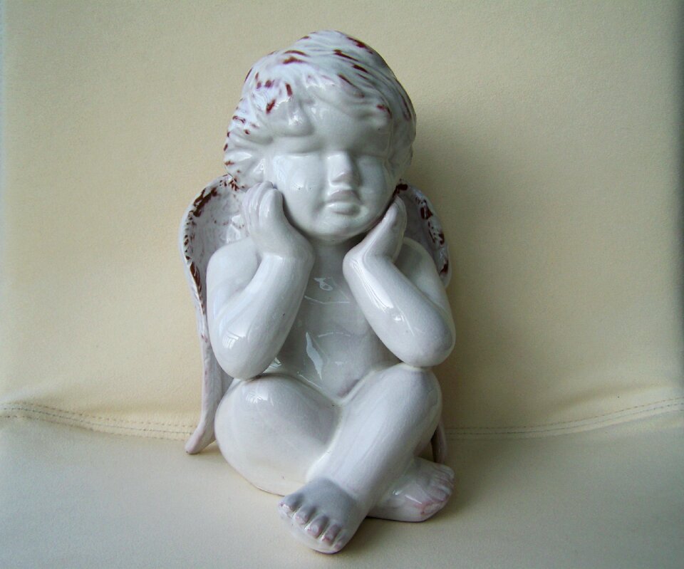 Porcelain figurine christmas holiday