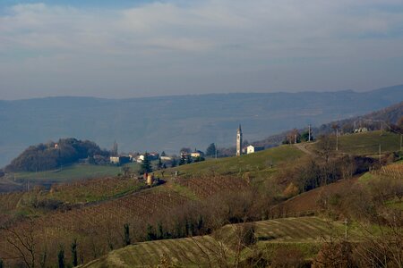 Landscape italy mist
