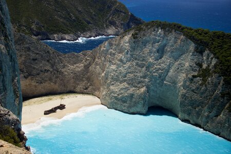 Blue cliff bay