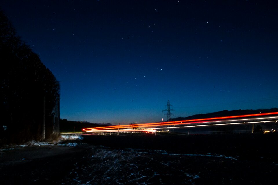 Traffic star night