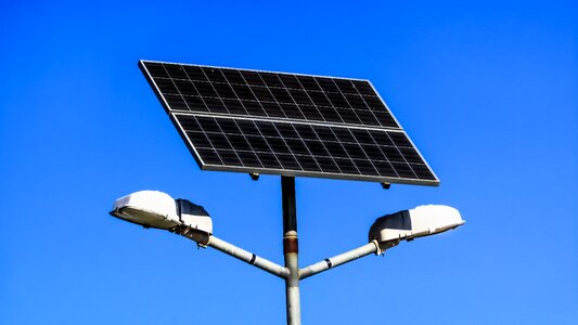 Energy solar panel photo