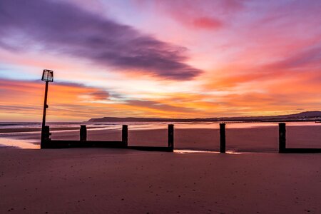 Sunset landscape nature