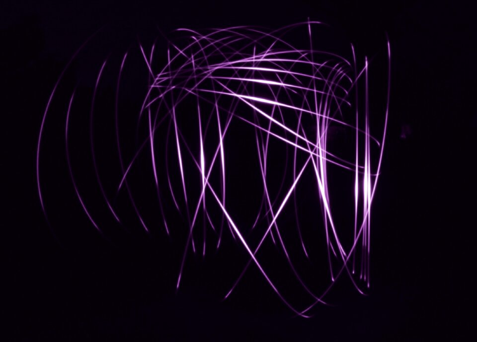 Art purple long exposure