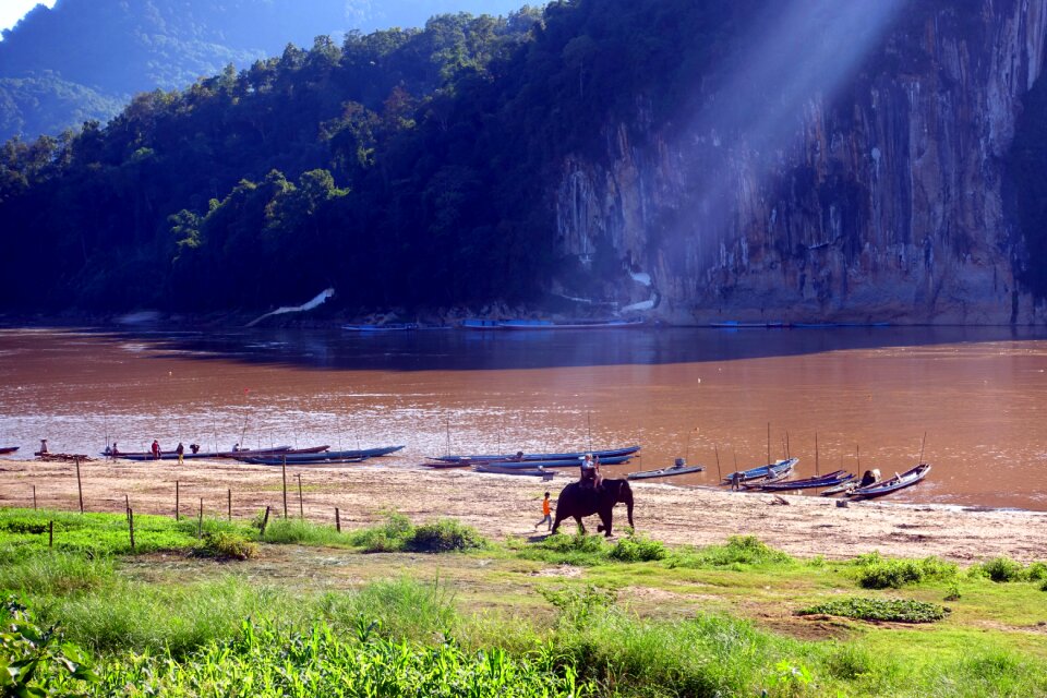 Asia mekong river landscape