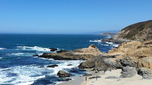 Nature rocks ocean photo