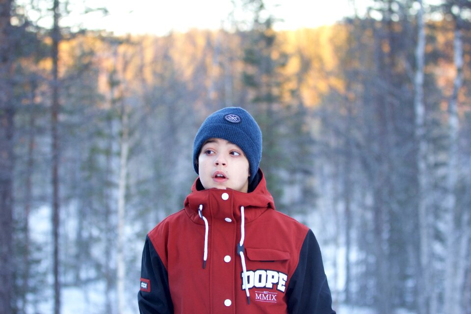 Cold landscape mountain
