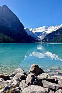 Glacier reflection natural