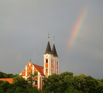 Rainbow church basilica photo