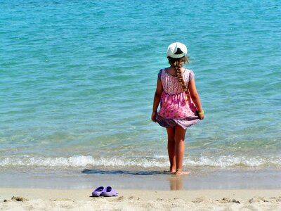The little girl sea dreams