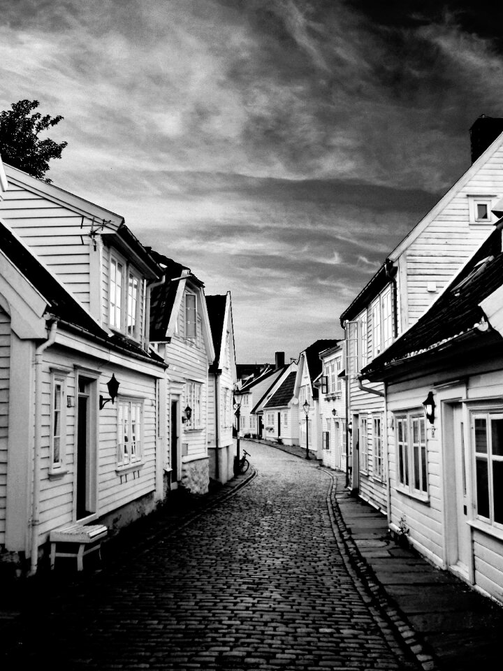 Street wooden houses