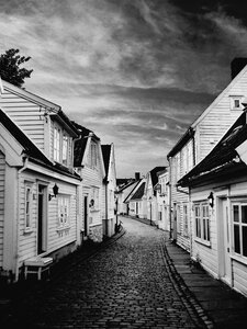 Street wooden houses