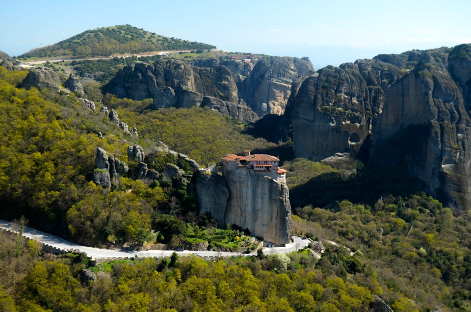 Monastery landscape nature