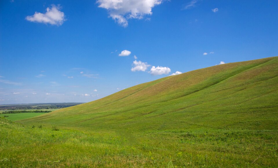Summer sky landscape