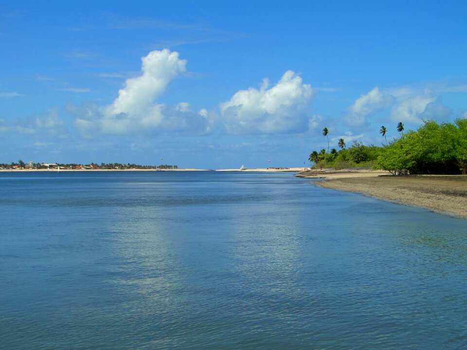 Sun sea water