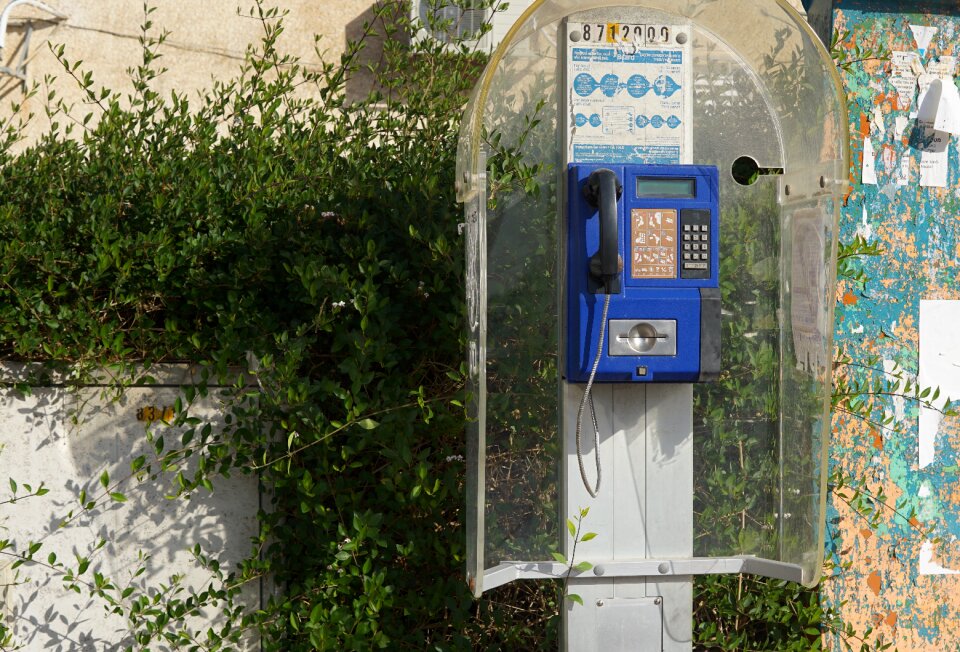 Phone booth public telephone street phone
