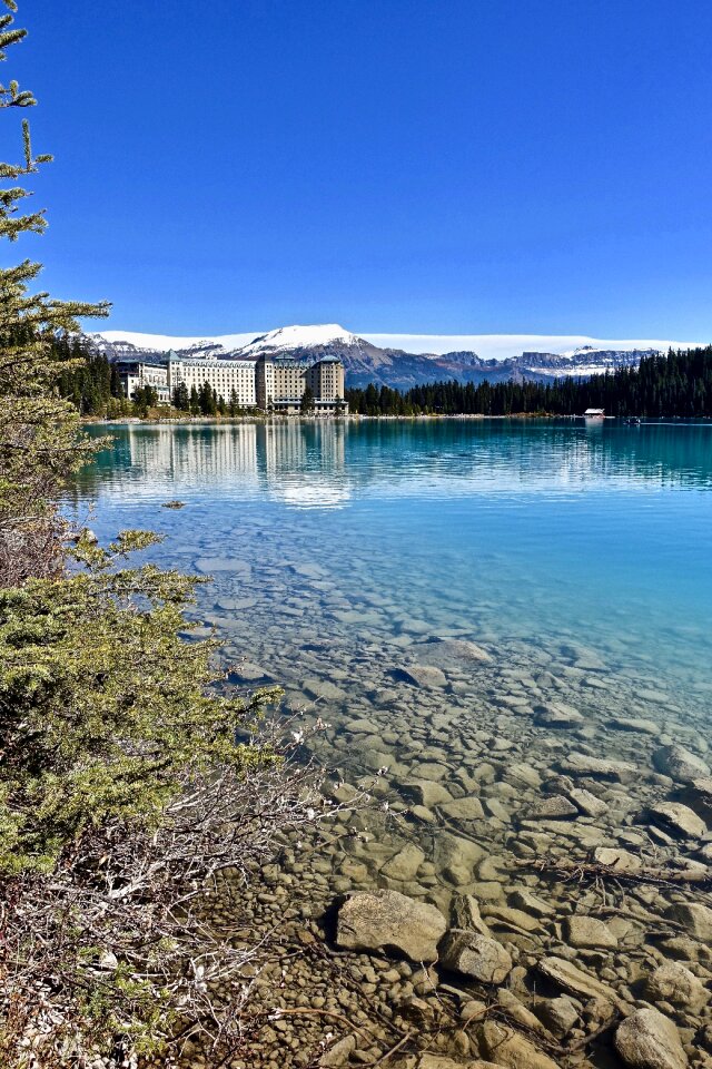 Glacier reflection natural
