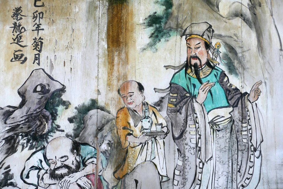 Asia temple longshan