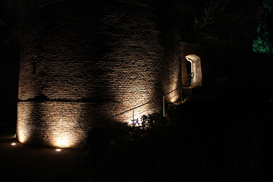 Towers fortress middle ages photo