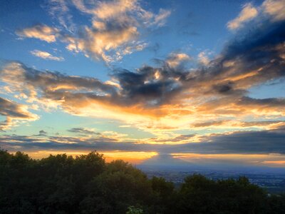 Sky abendstimmung afterglow