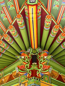 Buddhism temple roof ornament