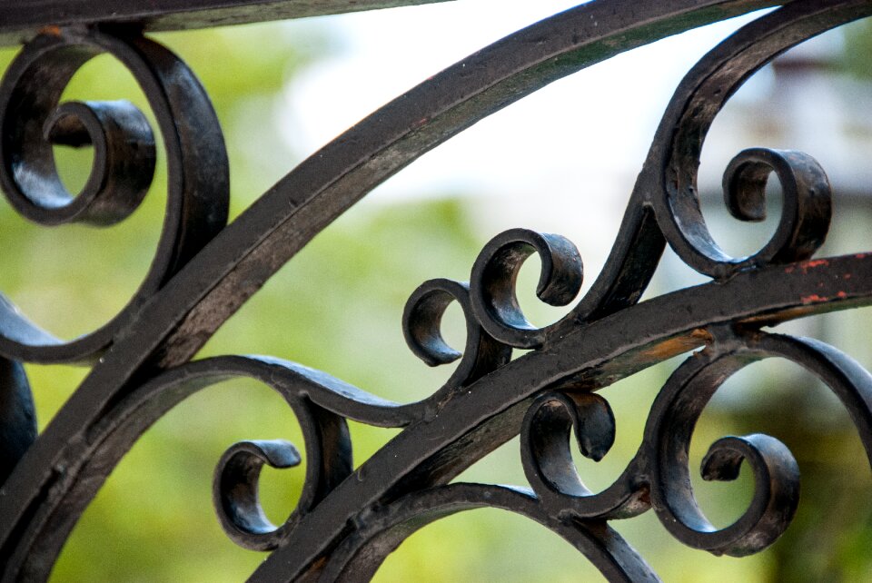 Wrought iron spiral