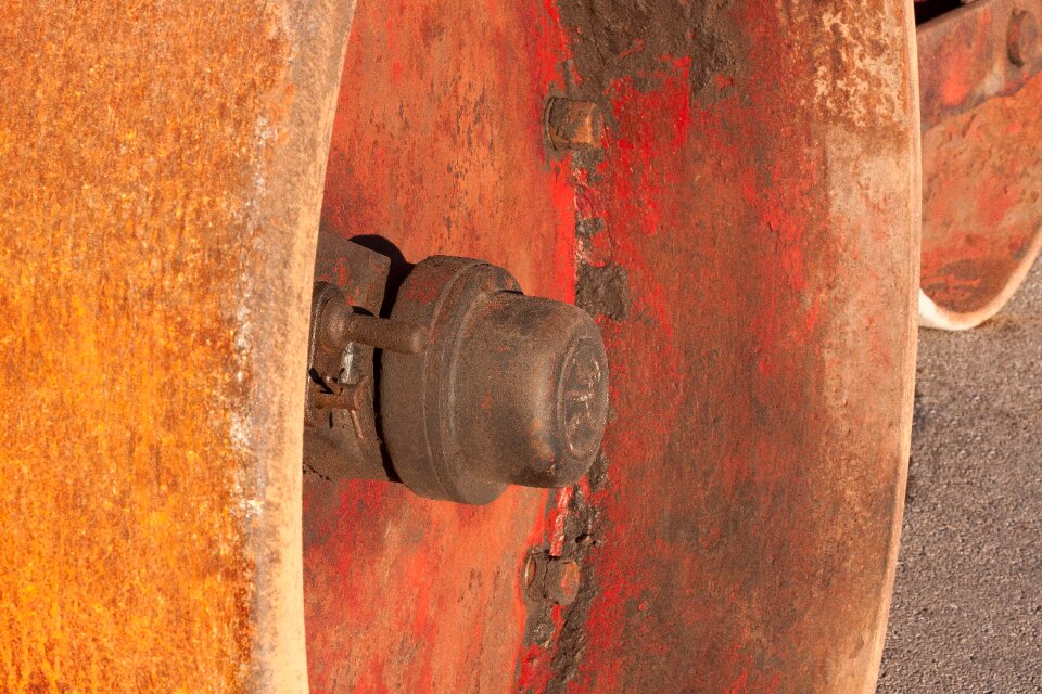 Antique rust metal
