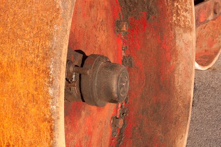 Antique rust metal