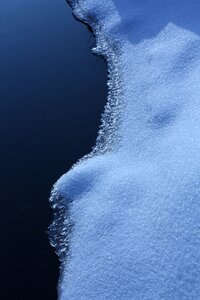 Winter ice water photo