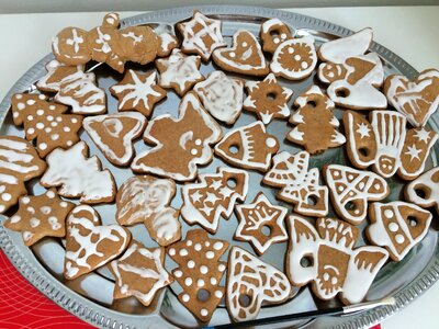Gingerbread christmas holiday photo