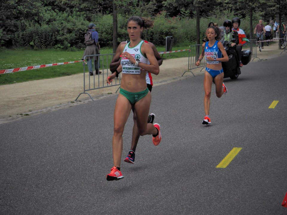 Athletic ek-half marathon motion