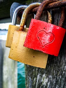 Padlock bridge friendship photo