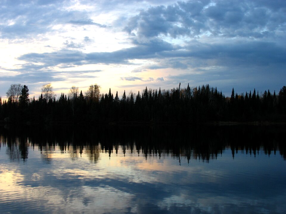 Reflection nature landscape