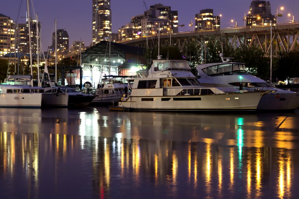 Evening night bridge