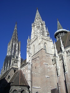 Gothic architecture steeple photo