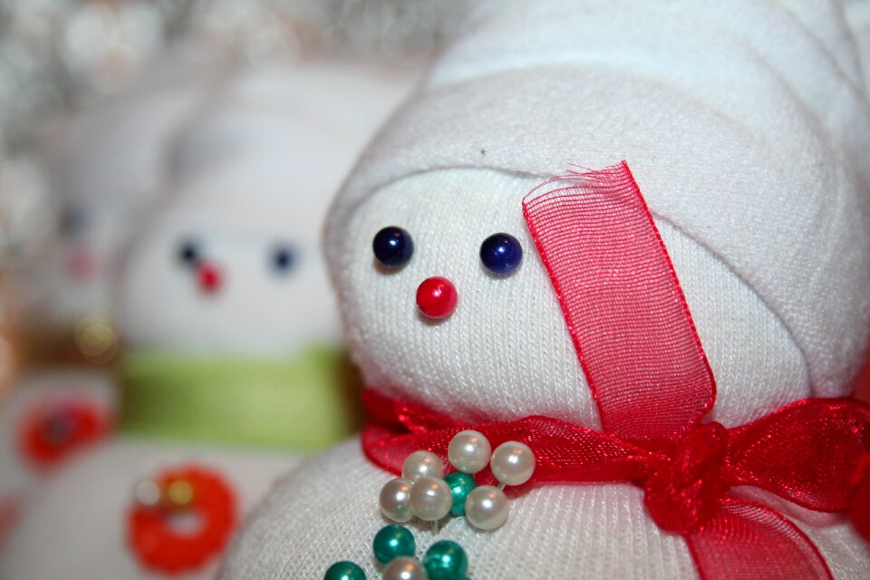 White decoration toy