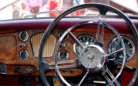 Old design automobile
