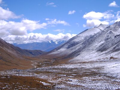 Tibet pass vista photo