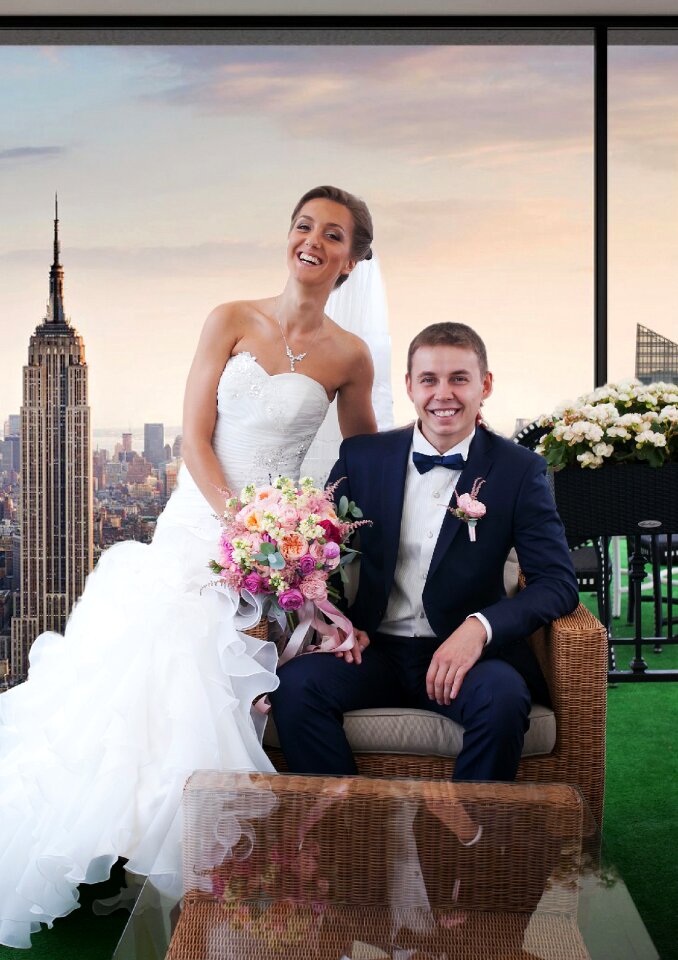 Happiness just married young
