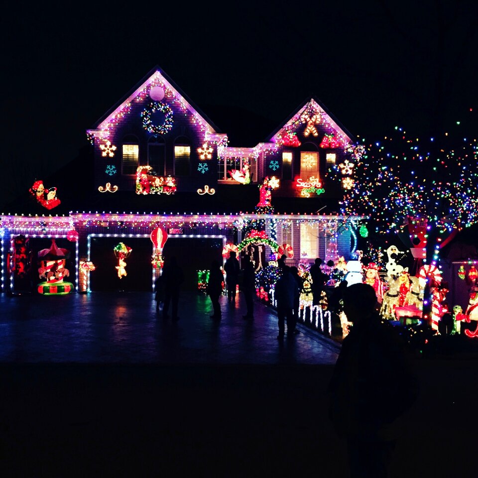 Christmas house holiday christmas photo