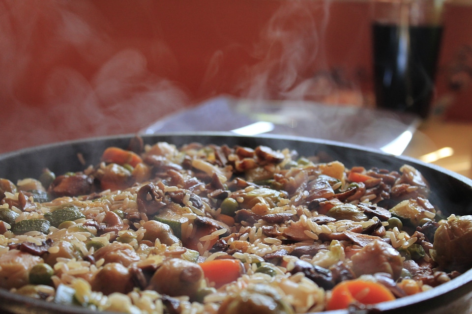 Frying pan fry rice ladle