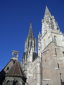 Gothic architecture steeple photo