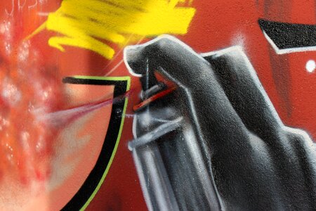 Urban art street art painted