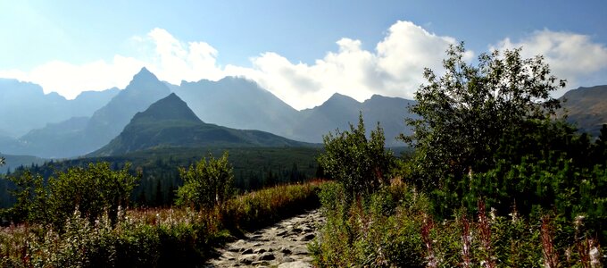 Landscape the high tatras nature