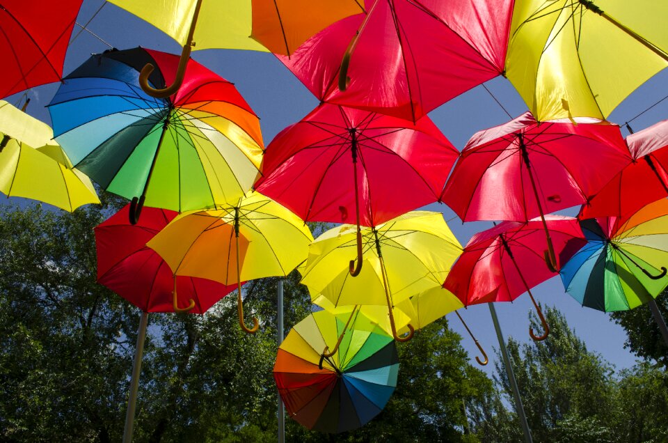 Umbrella umbrellas colors