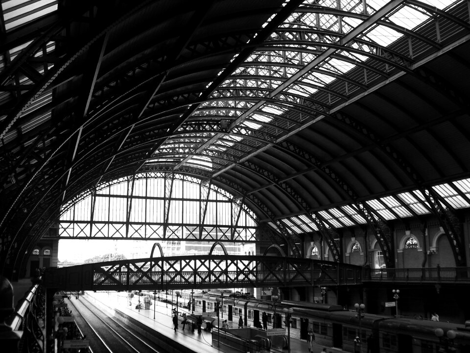Brazil architecture train