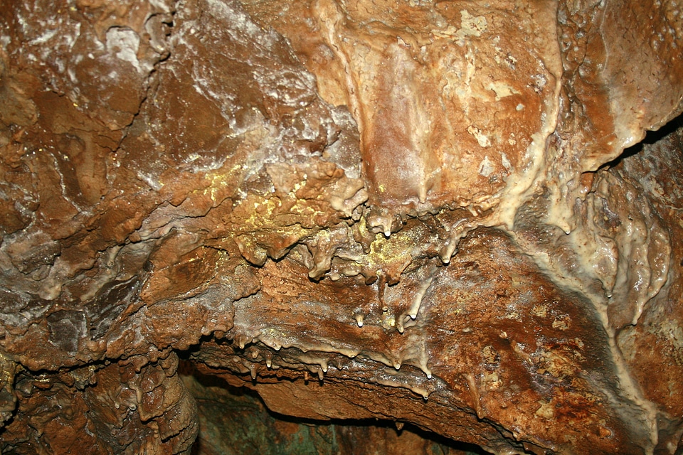 Stalactites ceiling geology photo